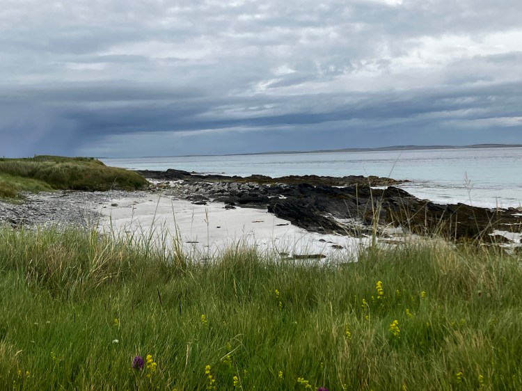 Beach view on Egilsay, Orkney Islands